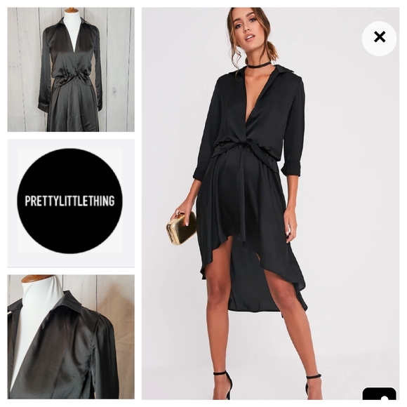 PrettyLittleThing Dresses & Skirts - Pretty Little Thing Gabbie Wrap Over dress NWT
